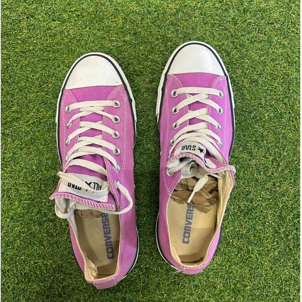 Converse Chuck Taylor All Star Low Top Magenta Pink Sneaker 130121F Men 8 Wos 10 - Picture 2 of 5